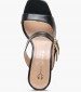 Women Sandals 56000 Black Leather Mourtzi