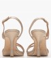 Women Sandals 75161 Gold Leather Mourtzi