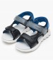 Kids Flip Flops & Sandals Airadyum.Bo Black ECOleather Geox