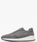 Men Casual Shoes Branthon Grey Buckskin-Fabric Geox