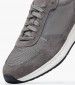 Men Casual Shoes Branthon Grey Buckskin-Fabric Geox