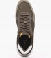 Men Casual Shoes Branthon Olive Buckskin-Fabric Geox