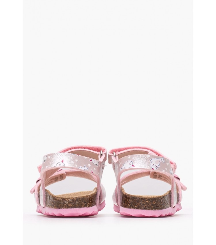 Kids Flip Flops & Sandals Chalki.Sand Pink ECOleather Geox