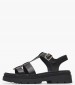 Women Platforms Low D.Adacter Black Leather Geox