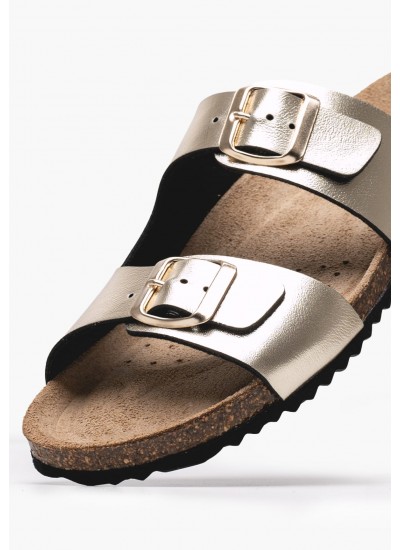 Γυναικεία Flats Arizona.Leve Καφέ Δέρμα Καστόρι Birkenstock