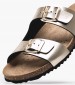 Γυναικεία Flats D.Brionia Χρυσό ECOleather Geox