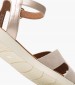 Women Flats D.Dandra Platinum Buckskin Geox