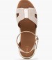 Women Flats D.Dandra Platinum Buckskin Geox