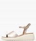 Women Platforms Low D.Meliconia Gold ECOleather Geox