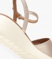 Women Platforms Low D.Meliconia Gold ECOleather Geox