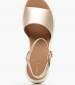 Women Platforms Low D.Meliconia Gold ECOleather Geox