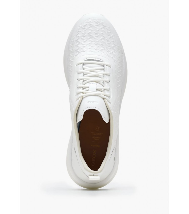 Women Casual Shoes D.Xtors White Leather Geox