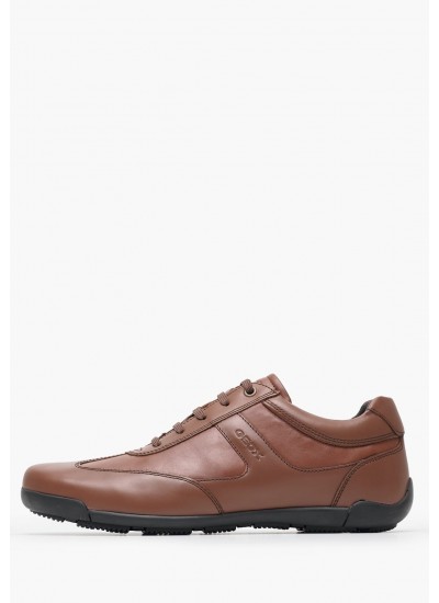 Men Casual Shoes Edgware.A Tabba Leather Geox