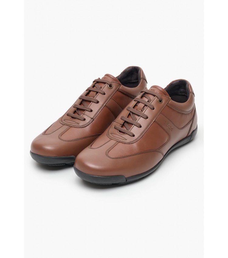 Men Casual Shoes Edgware.A Tabba Leather Geox