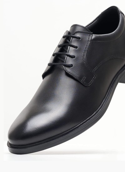 Men Shoes 13609 Black Leather S.Oliver