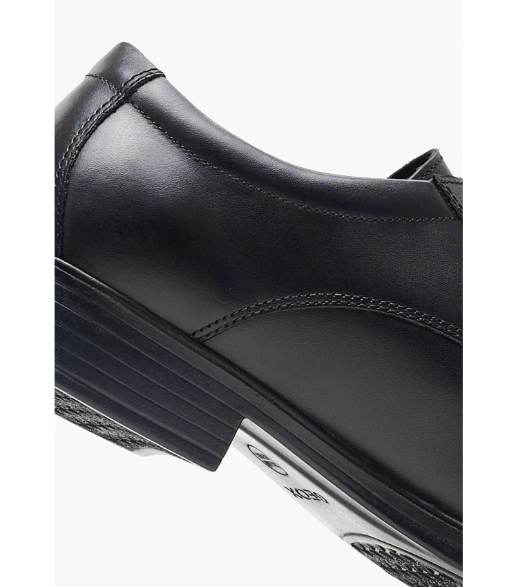 Men Shoes Gladwin Black Leather Geox