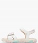 Kids Flip Flops & Sandals Haiti.Comf White ECOleather Geox