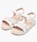 Kids Flip Flops & Sandals Haiti.Comf White ECOleather Geox