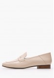 Women Moccasins Mantinea.B Beige Leather Geox