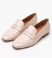 Women Moccasins Mantinea.B Beige Leather Geox