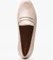 Women Moccasins Mantinea.B Beige Leather Geox