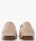 Women Moccasins Mantinea.B Beige Leather Geox