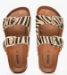 Women Flats N.Brionia Leopard Pony Geox