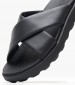 Men Flip Flops & Sandals Spherica.Sand Black Leather Geox