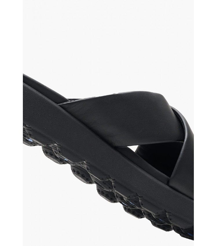 Men Flip Flops & Sandals Spherica.Sand Black Leather Geox