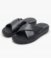 Men Flip Flops & Sandals Spherica.Sand Black Leather Geox