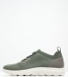 Men Casual Shoes Spherica Green Fabric Geox