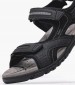 Men Flip Flops & Sandals Strada.D Black ECOleather Geox