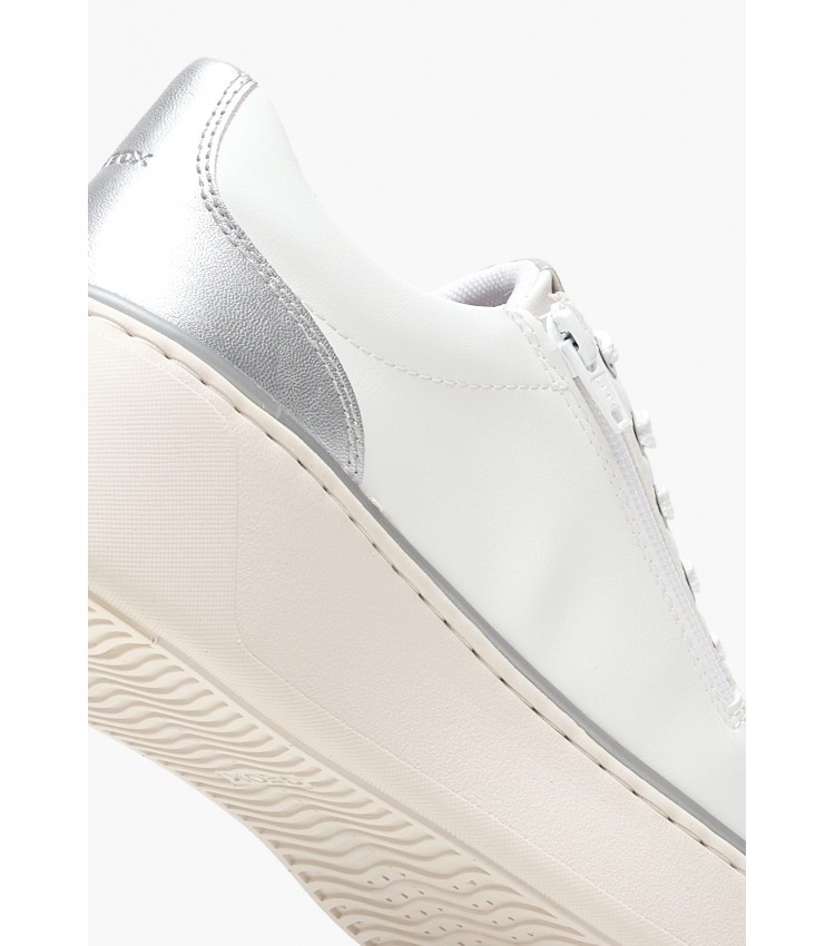 Women Casual Shoes Sunnetty White ECOleather Geox