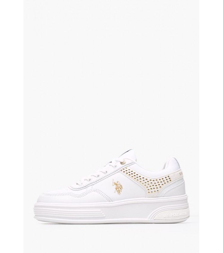 Women Casual Shoes Asuka009 White ECOleather U.S. Polo Assn.