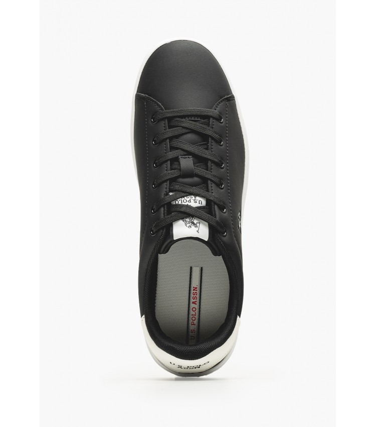 Men Casual Shoes Byron001C Black ECOleather U.S. Polo Assn.