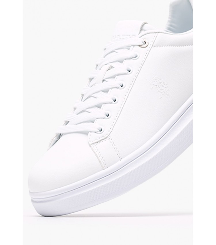 Men Casual Shoes Cody010.W White ECOleather U.S. Polo Assn.