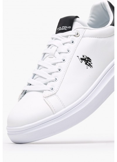 Men Casual Shoes Cody010 White ECOleather U.S. Polo Assn.