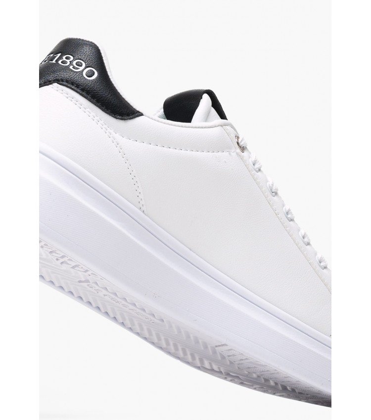 Men Casual Shoes Cody010 White ECOleather U.S. Polo Assn.