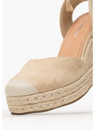 Women Platforms High Stefy001C Beige ECOsuede U.S. Polo Assn.