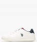 Kids Casual Shoes Trace001A White ECOleather U.S. Polo Assn.