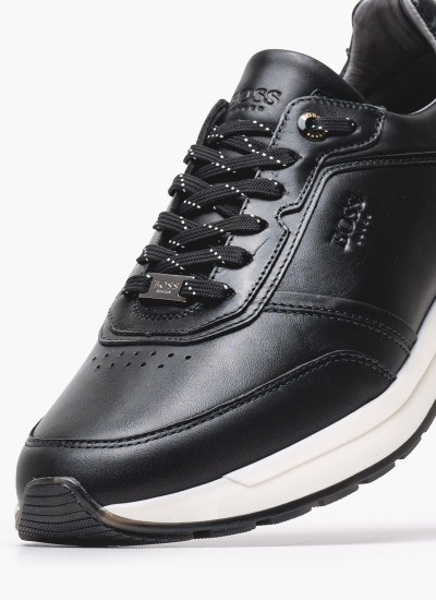 Men Casual Shoes U.Spherica.E Black Leather Geox