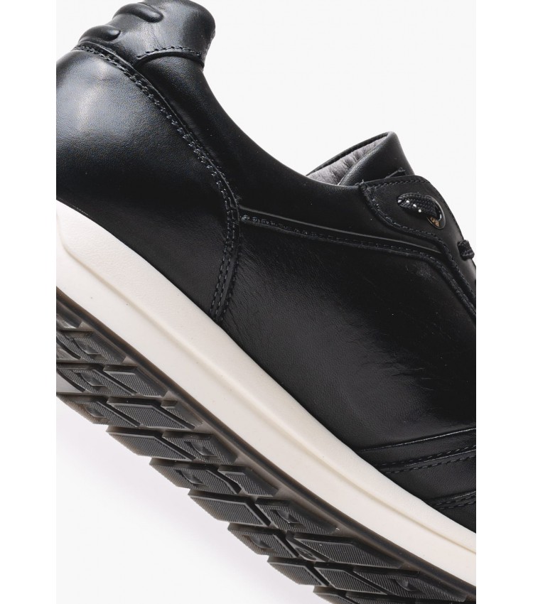 Men Casual Shoes B230.B Black Leather Boss shoes