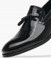 Men Moccasins B5429.Loust Black Patent Leather Boss shoes