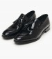 Men Moccasins B5429.Loust Black Patent Leather Boss shoes