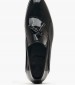 Men Moccasins B5429.Loust Black Patent Leather Boss shoes