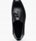 Men Moccasins B5429.Point Black Leather Boss shoes