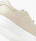 Men Casual Shoes B5720 Beige Leather Boss shoes