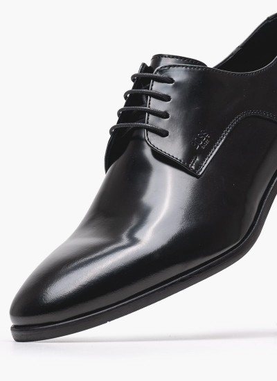 Men Shoes 13609 Black Leather S.Oliver