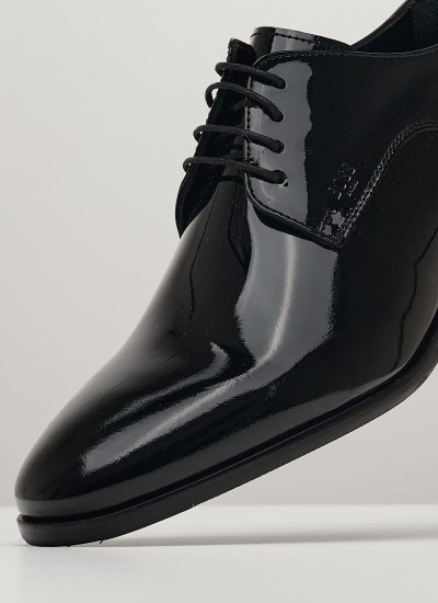 Men Shoes 13609 Black Leather S.Oliver