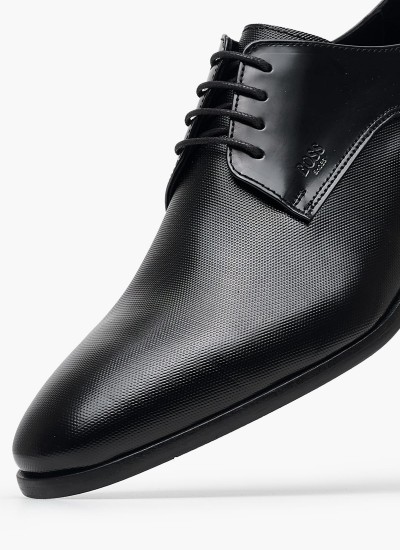 Men Shoes 13609 Black Leather S.Oliver